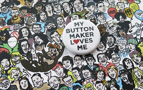 My Button Maker Loves Me pin