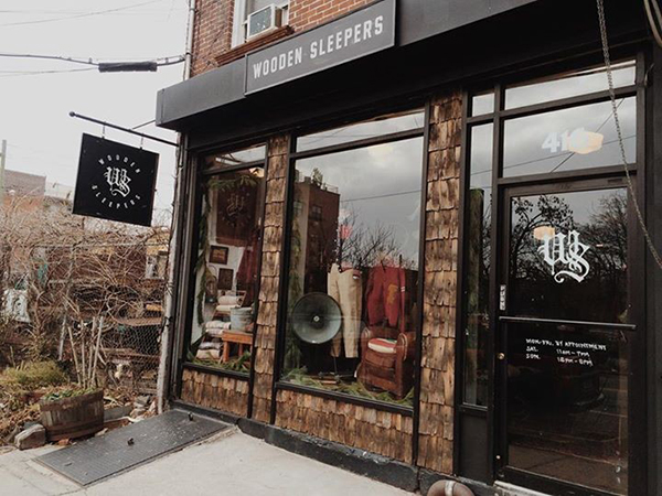 wooden sleepers store front