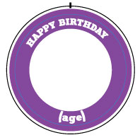 Birthday Button Design 1