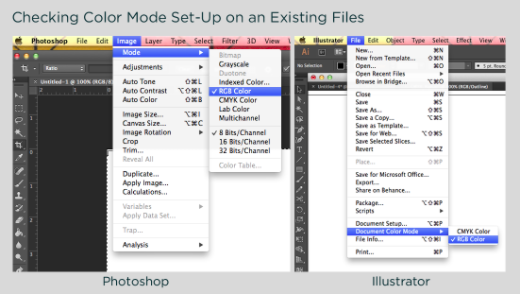 how to check the color mode in photoshop