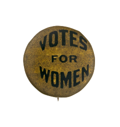 Votes for Women button