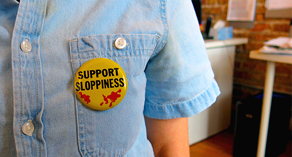 support sloppiness button