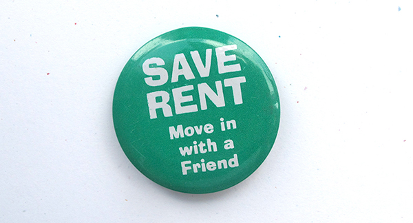 save rent live with a friend button