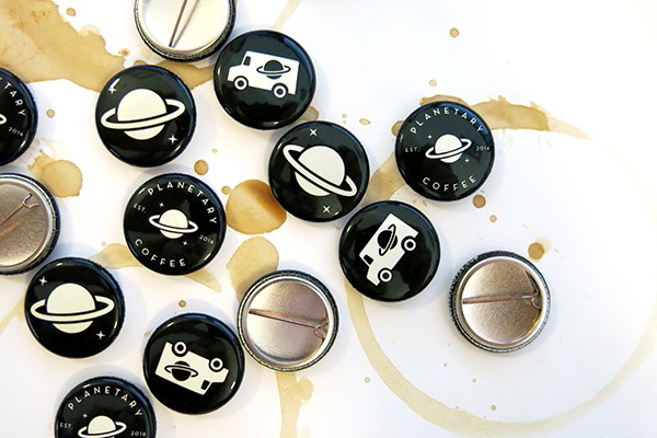 Planetary Coffee buttons