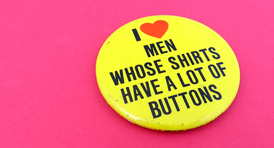 I heart Men button
