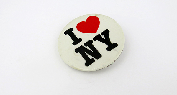 I heart New York Button