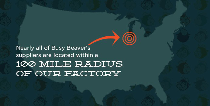 Busy Beaver supplier map