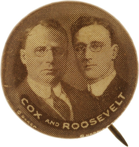 Cox and Roosevelt buttons