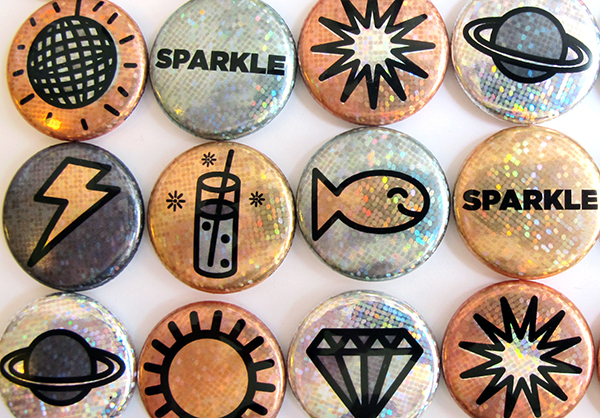 sparkle buttons