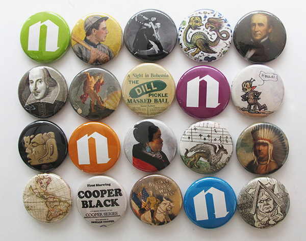 Newberry Library buttons