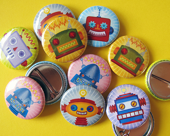 robot buttons