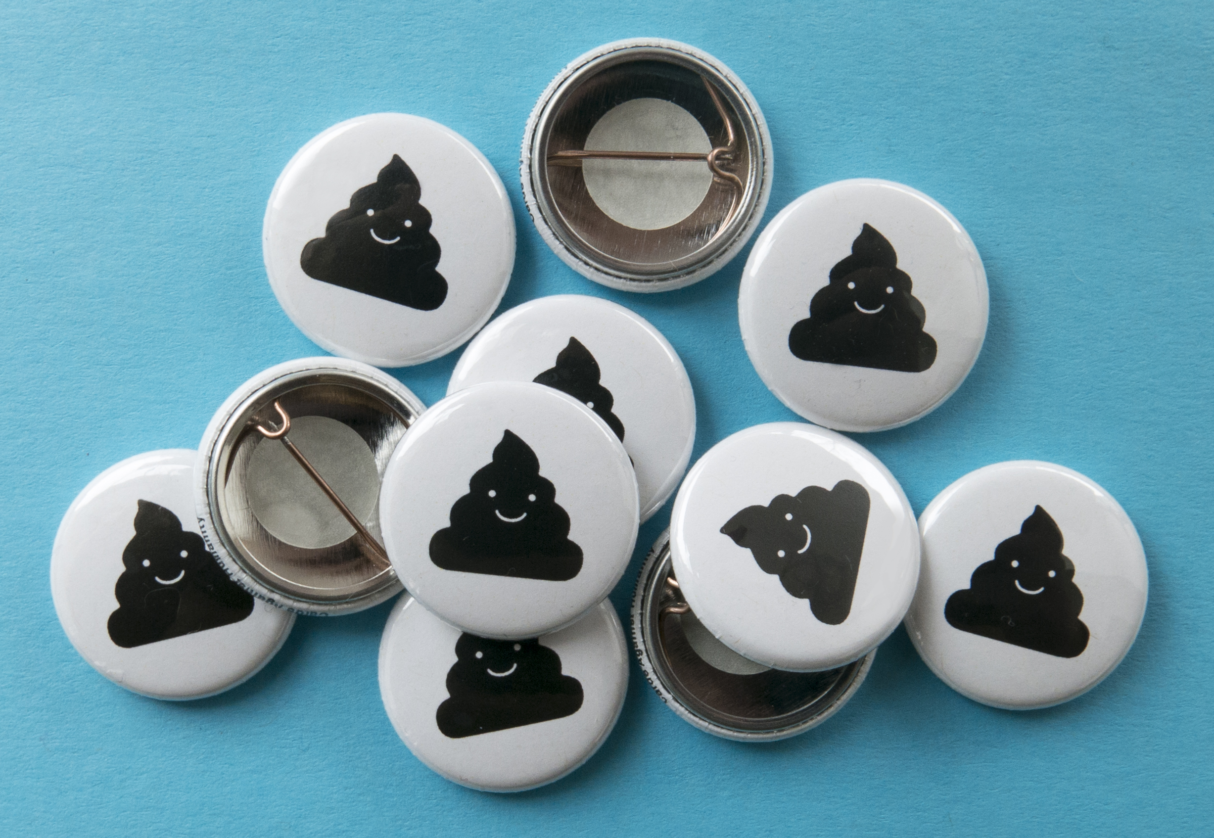 Cards Against Humanity Poop Buttons