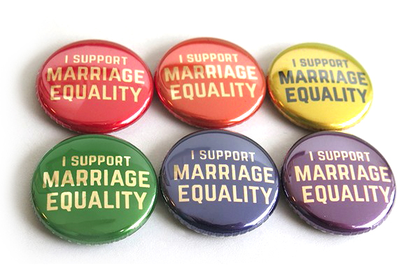 marriage equality buttons