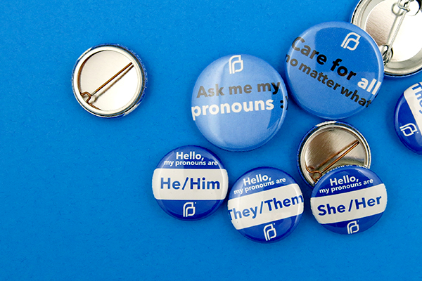 pronoun buttons