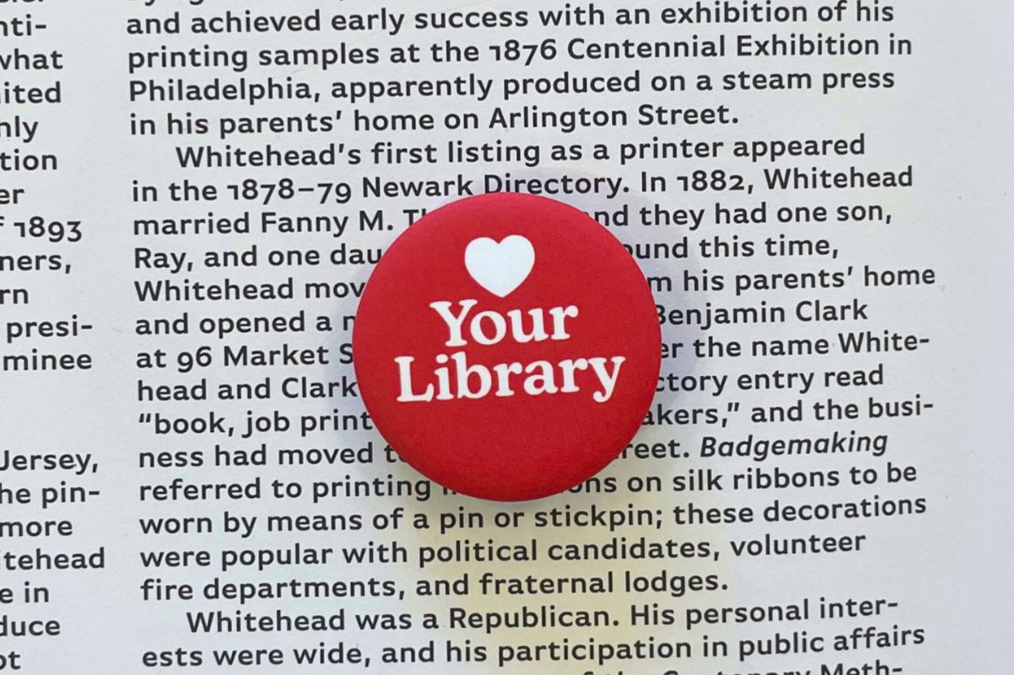 buttons for libraries