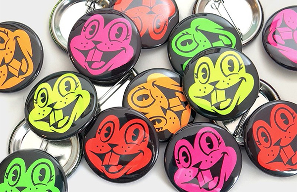 neon buttons