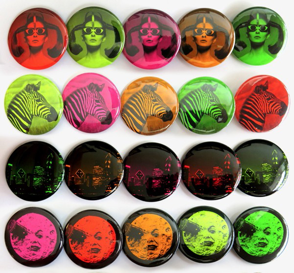 neon buttons