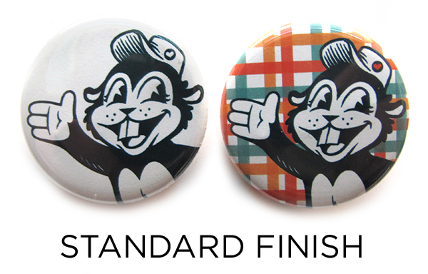 standard finish button example