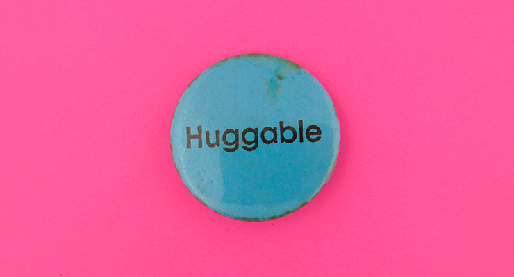 huggable button