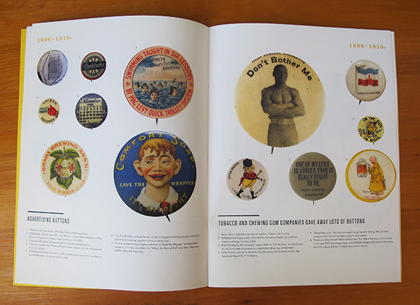 interior page spread of the Busy Beaver Button Museum zine