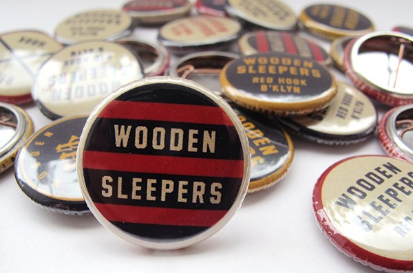 wooden sleepers custom buttons