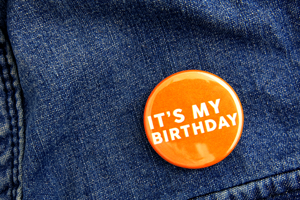 Its my birthday button