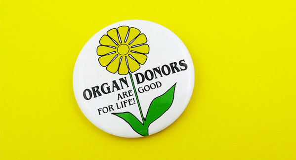 organ donors button