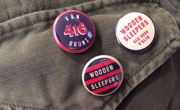 wooden sleepers buttons on jacket