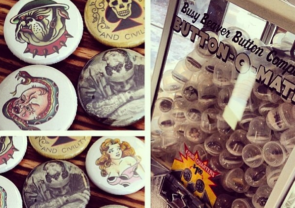 Great Lakes Tattoo Buttons