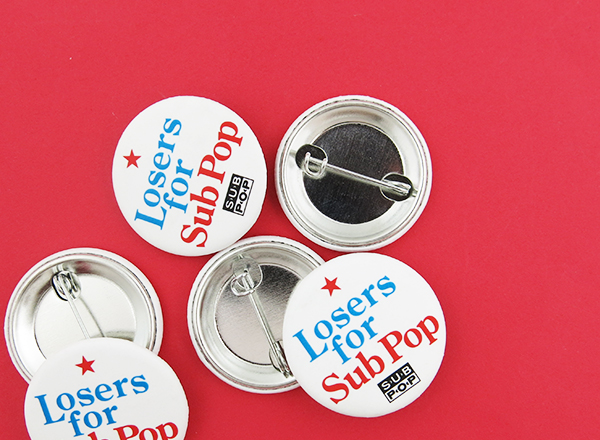 subpop matte finish buttons