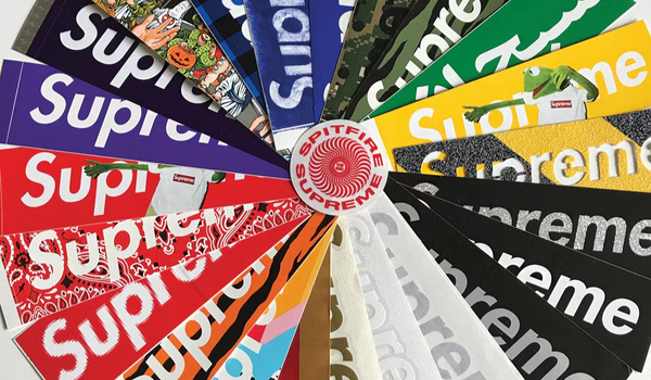 Supreme stickers are highly collectible driving loyalty among customers