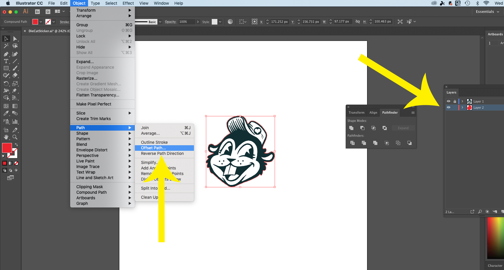 die lines in illustrator easy